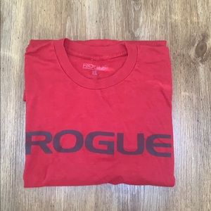 Rogue Red and Gray Basic T-Shirt- XL